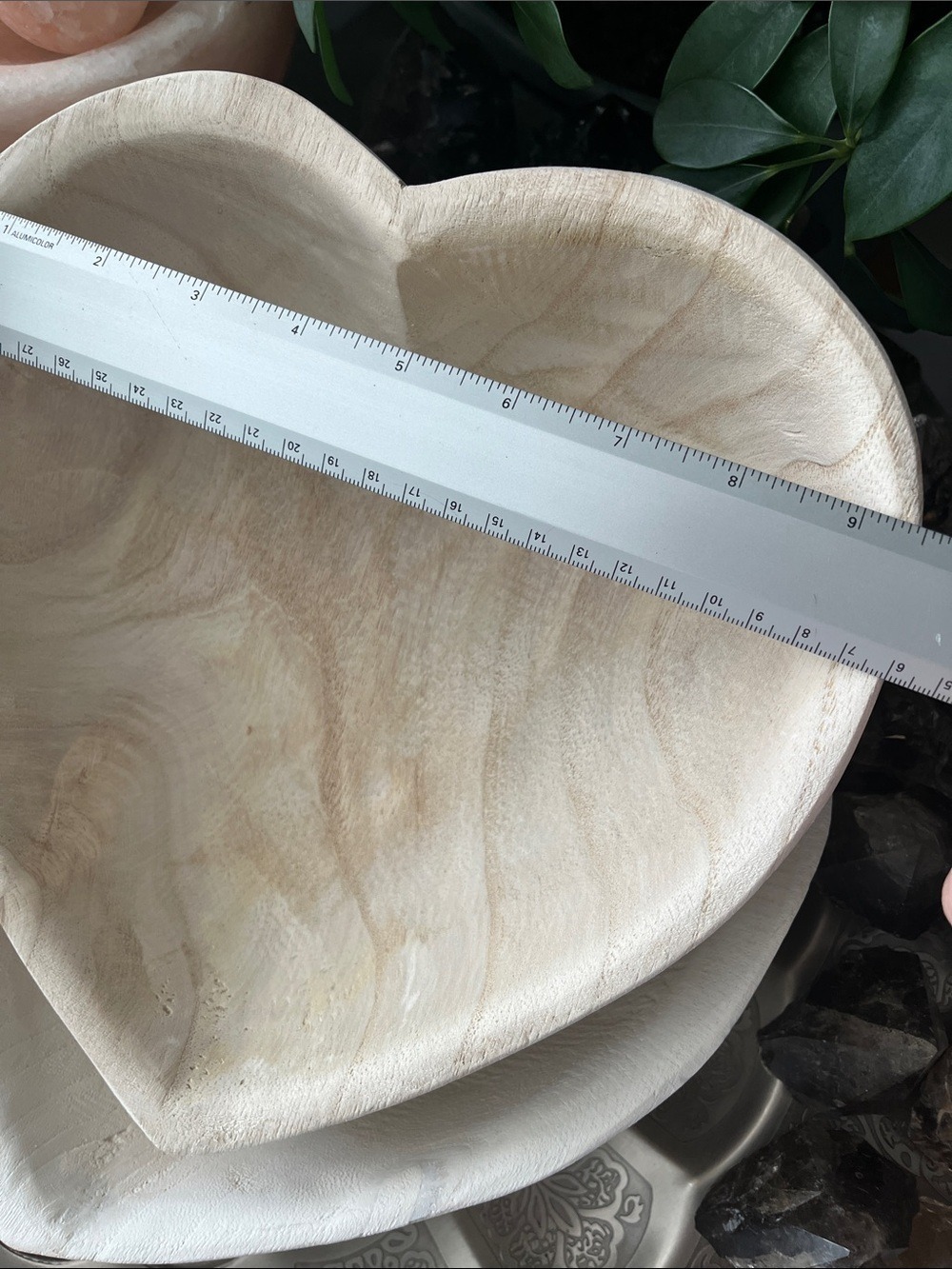 Wood Heart Bowl Large - Picture 12 of 13